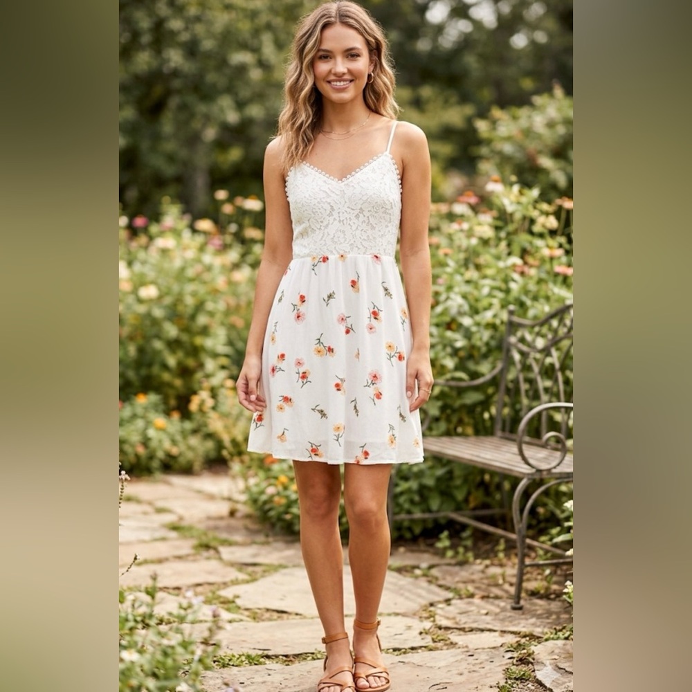 NWOT Altar’d State mini lace dress